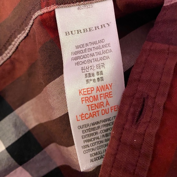Kids Burberry Shirt